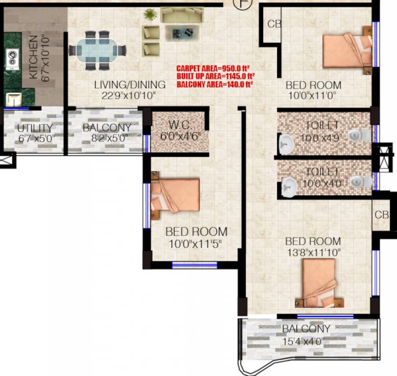  heights Floor Plan Floor Plan