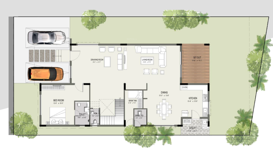 Ground Floor Plan lake shore Floor Plan Ground Floor Plan