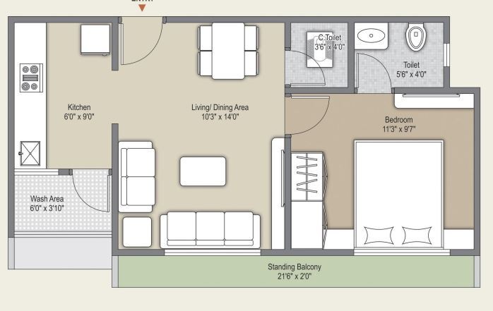 Floor Plan gulmohar nirvana ii Floor Plan Floor Plan