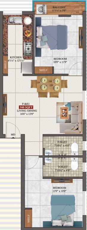  titanite and topaz apartment Floor Plan Floor Plan