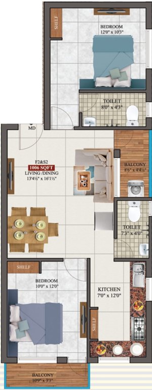  titanite and topaz apartment Floor Plan Floor Plan