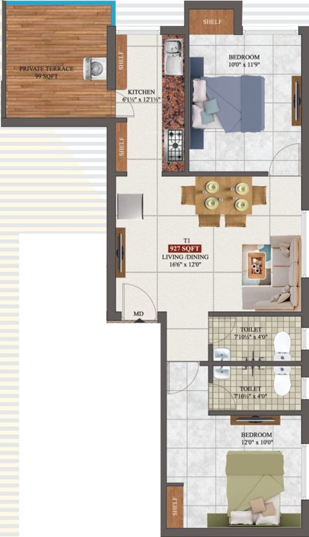  titanite and topaz apartment Floor Plan Floor Plan