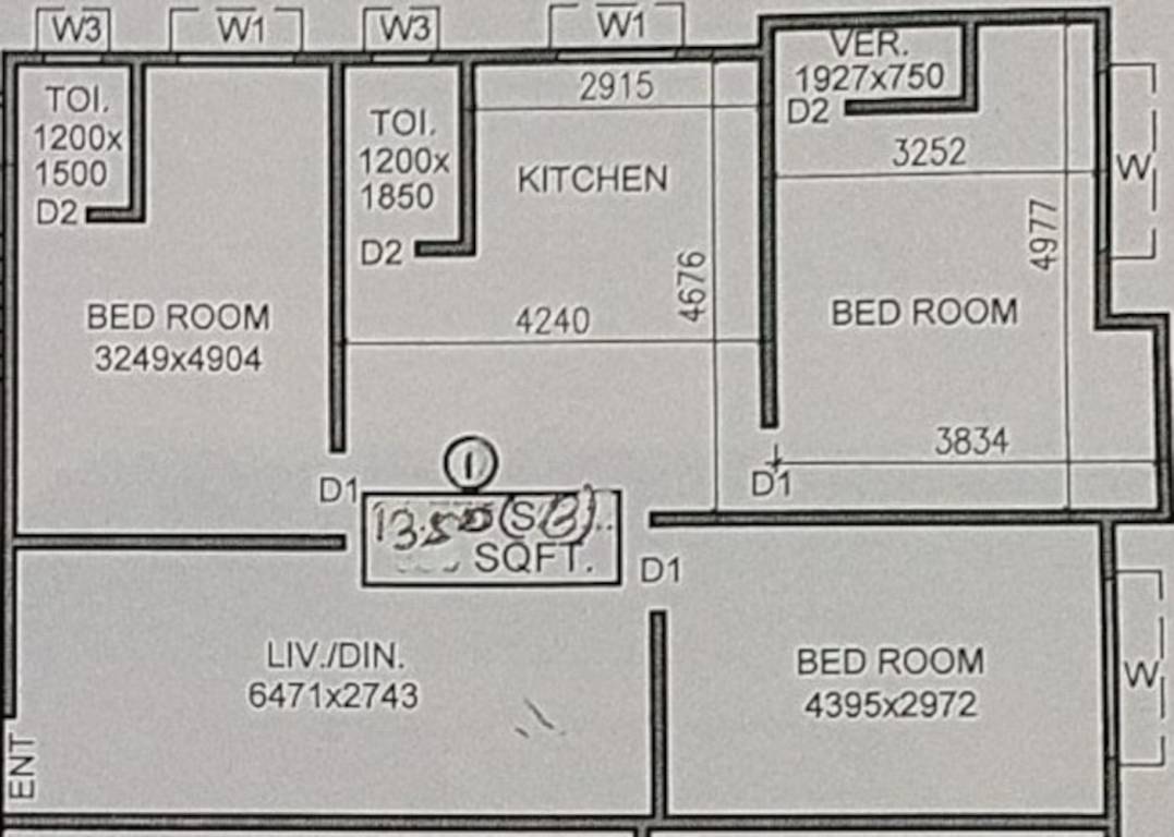  hn nag residency Floor Plan Floor Plan