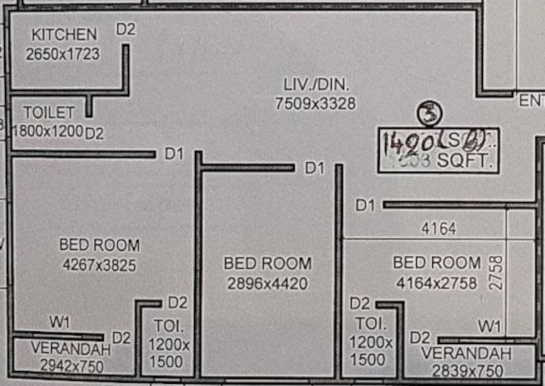  hn nag residency Floor Plan Floor Plan