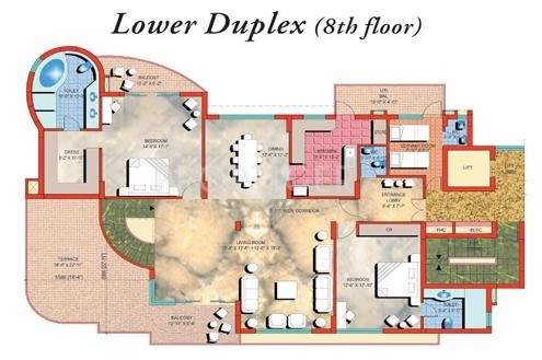Pearls Gateway Towers (5BHK+3T (5,335 sq ft) 5335 sq ft)