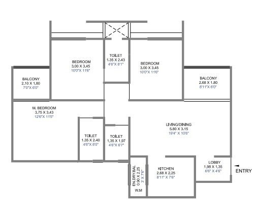  skies Floor Plan Floor Plan