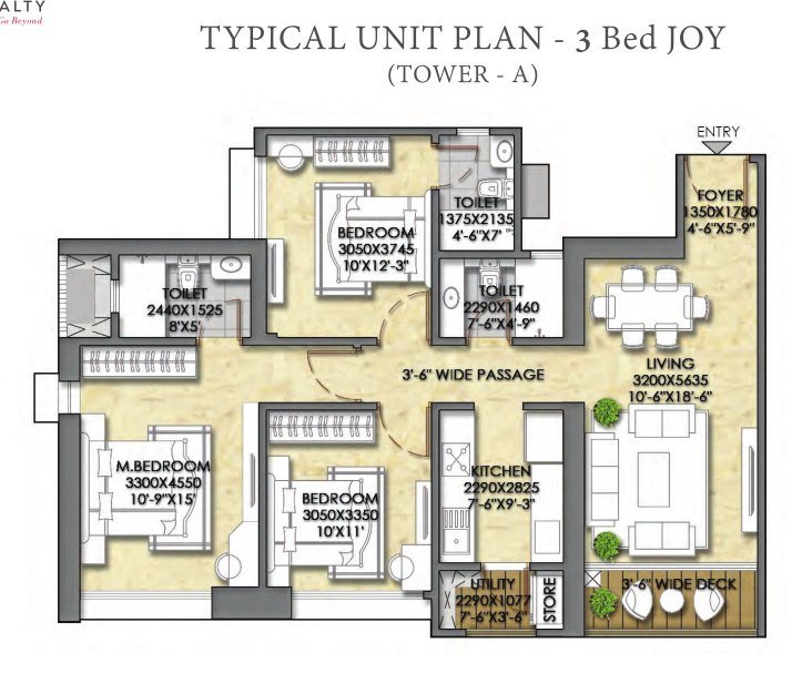  the address by gs tower a Floor Plan Floor Plan