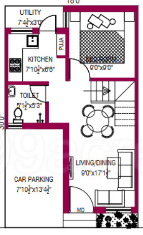  independence-nagar Floor Plan Ground Floor Plan