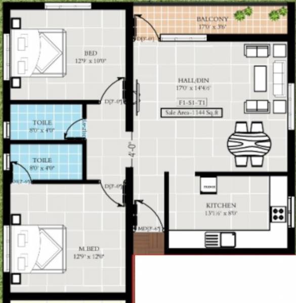  mc-manoj-flat Floor Plan Floor Plan