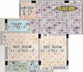  garden-residency Floor Plan Floor Plan
