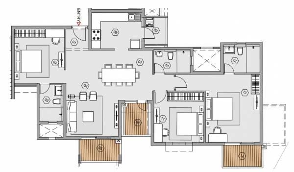  purva-park-hill-wing-a Floor Plan Floor Plan