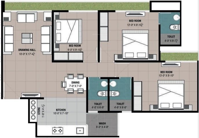  navkar heights Floor Plan Floor Plan