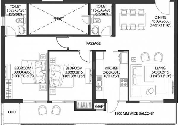  one-midtown Floor Plan Floor Plan