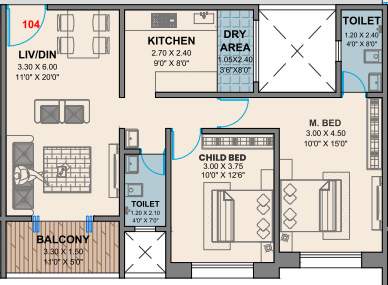  saffron residency Floor Plan Floor Plan