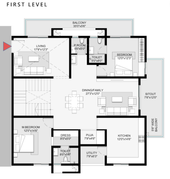  marvel Floor Plan Lower Level Duplex Plan