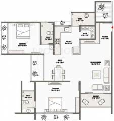 Aaryan Aaryan City (2BHK+2T (1,305 sq ft) 1305 sq ft)