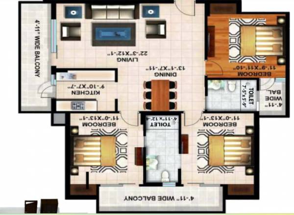 Floor Plan rohit-heights Floor Plan Floor Plan