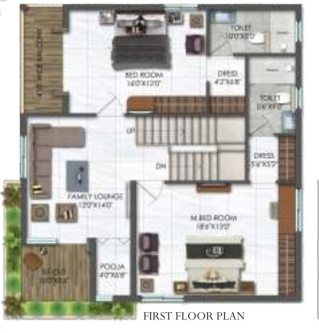  bougainvillea Floor Plan First Floor Plan