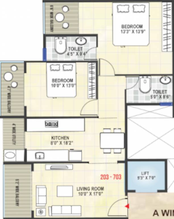  riddhi exotica Floor Plan Floor Plan
