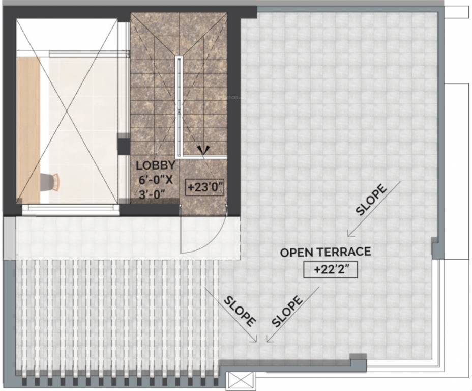  gokulam Floor Plan Terrace Floor Plan