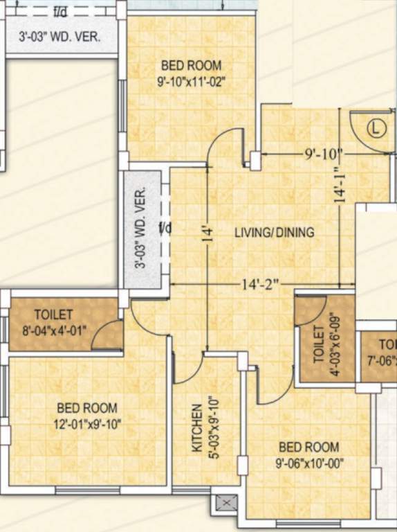  aashray pingaljyoti Floor Plan Floor Plan