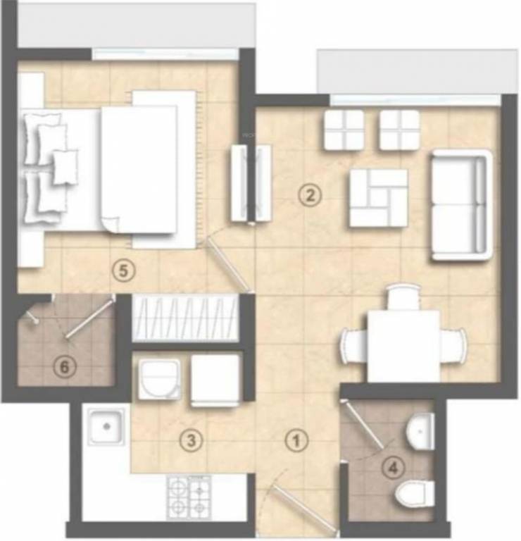  crown kolshet tower 1 Floor Plan Floor Plan