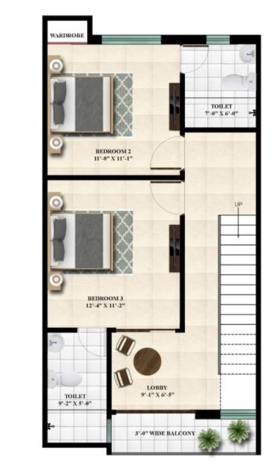 lavish greens villas Floor Plan First Floor Plan