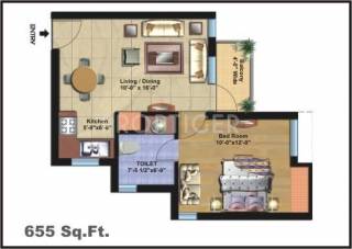 Nitishree The Alstonia Apartments (1BHK+1T (655 sq ft) 655 sq ft) Nitishree The Alstonia Apartments (1BHK+1T (655 sq ft) 655 sq ft)