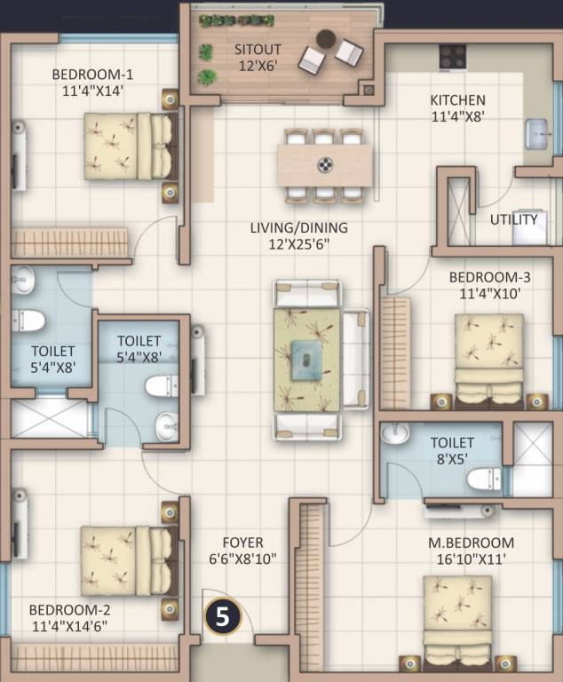  skanda lake front Floor Plan Floor Plan