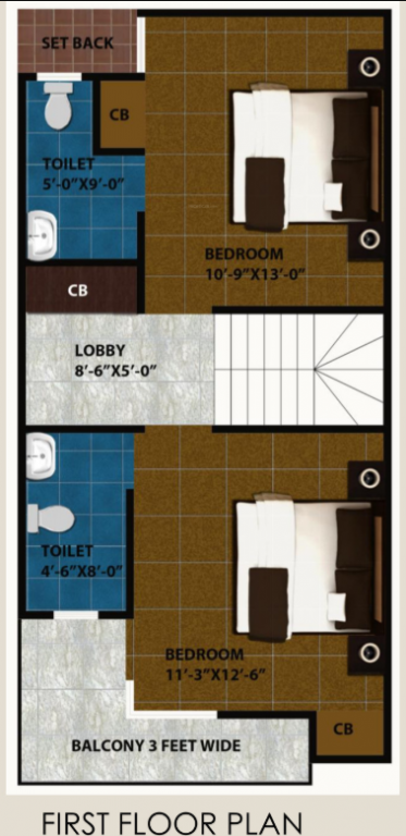 First Floor Plan shri sai villas Floor Plan First Floor Plan