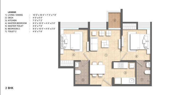  crown kolshet tower 1 Floor Plan Floor Plan