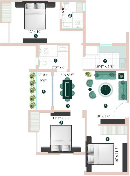  aagman Floor Plan Floor Plan