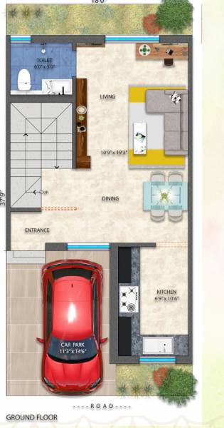  yafa-springs Floor Plan Ground Floor Plan