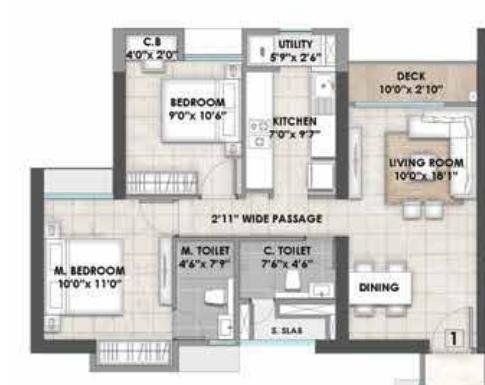  la-familia-wing-c Floor Plan Floor Plan