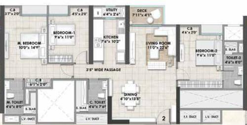  la-familia-wing-c Floor Plan Floor Plan