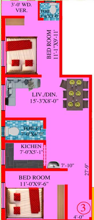  ganapati apartment Floor Plan Floor Plan