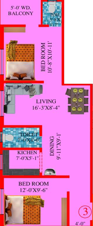  ganapati apartment Floor Plan Floor Plan