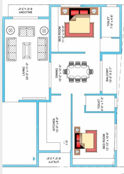  residency Floor Plan Floor Plan