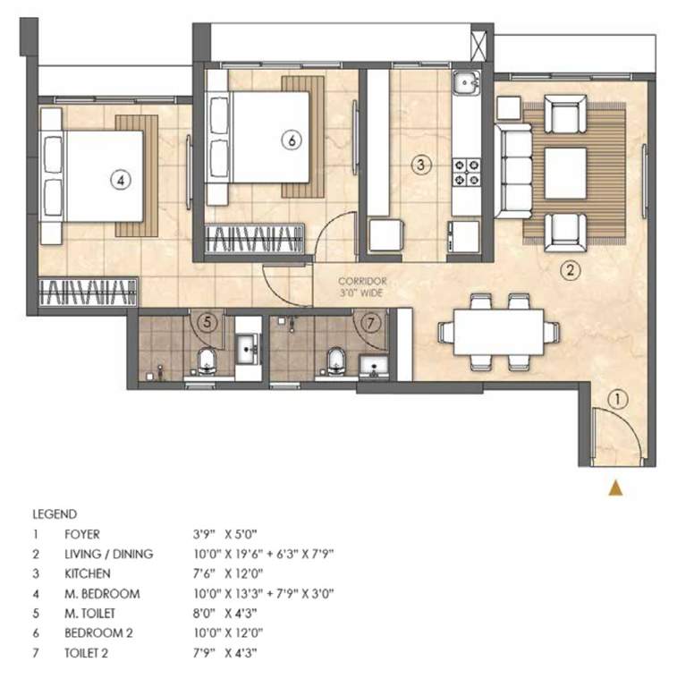  lodha codename never before Floor Plan Floor Plan