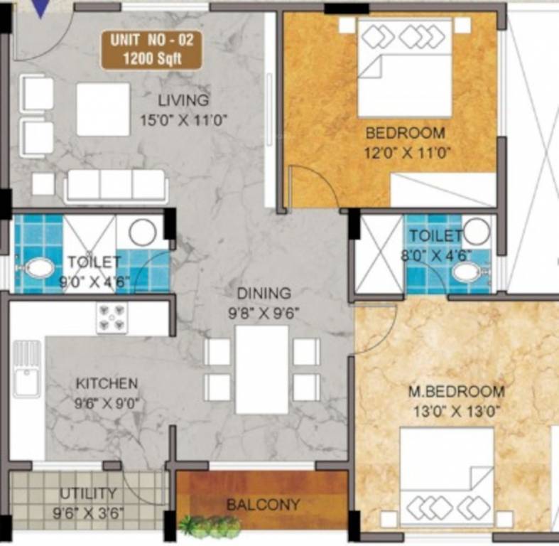  sai murari homes Floor Plan Floor Plan