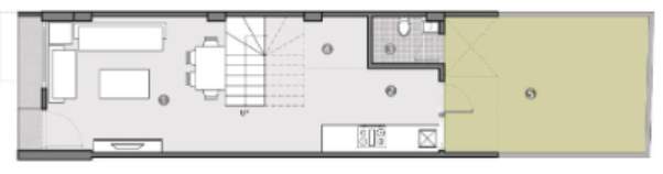  aditya lakeview bungalows Floor Plan Ground Floor Plan