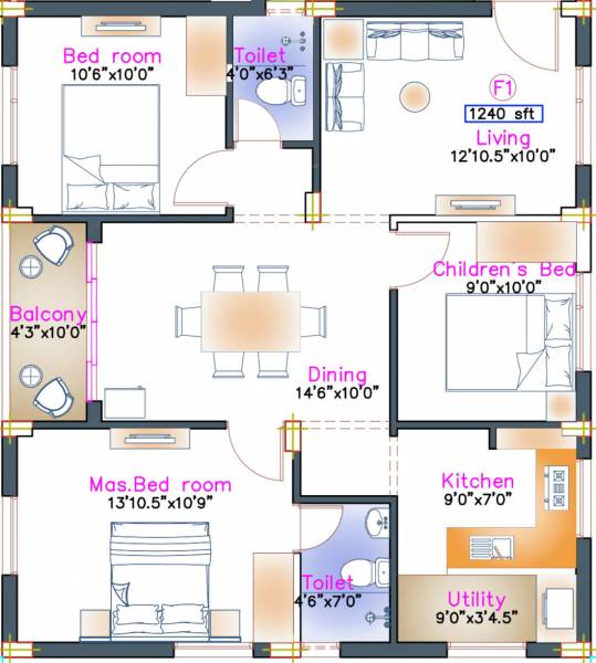  keerthi-enclave Floor Plan Floor Plan