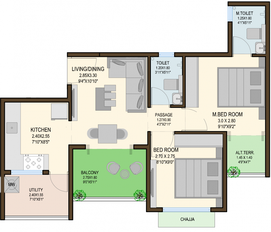  arrpan vihar Floor Plan Floor Plan