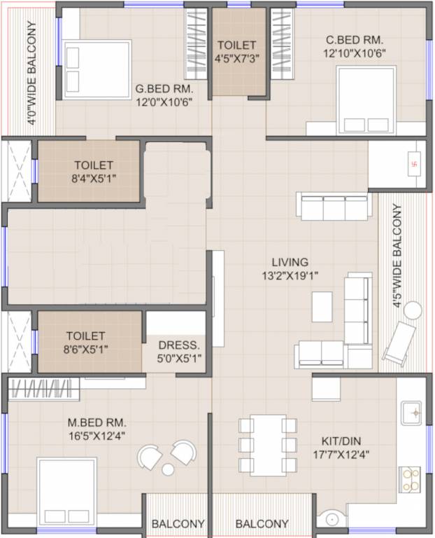  gulmohar avenue Floor Plan Floor Plan