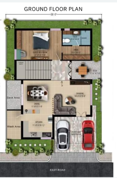 west woods Floor Plan Ground Floor Plan