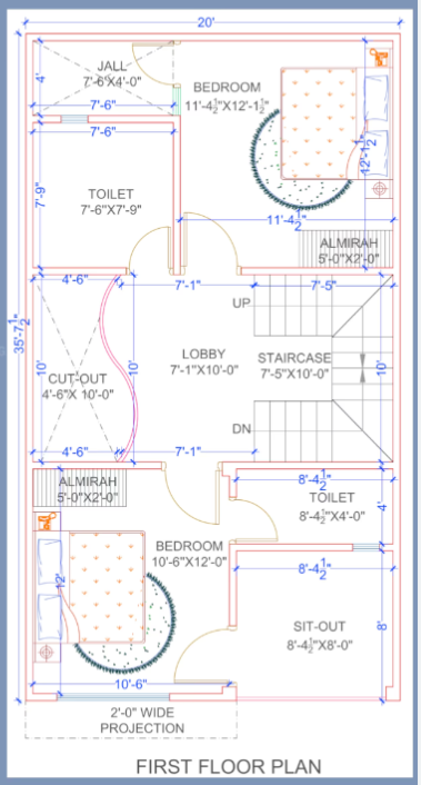 First Floor Plan raj yog residency Floor Plan First Floor Plan