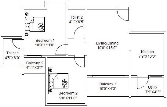  nandanvan Floor Plan Floor Plan