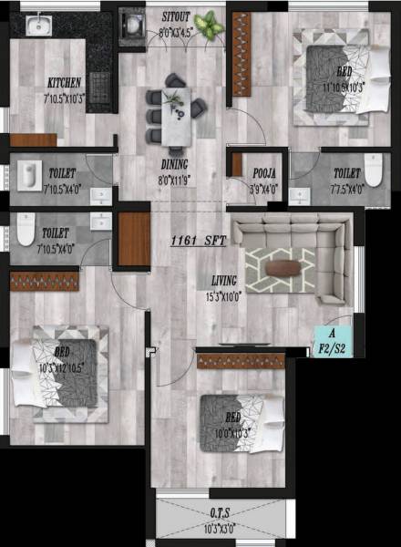  adithya-diamond Floor Plan Floor Plan