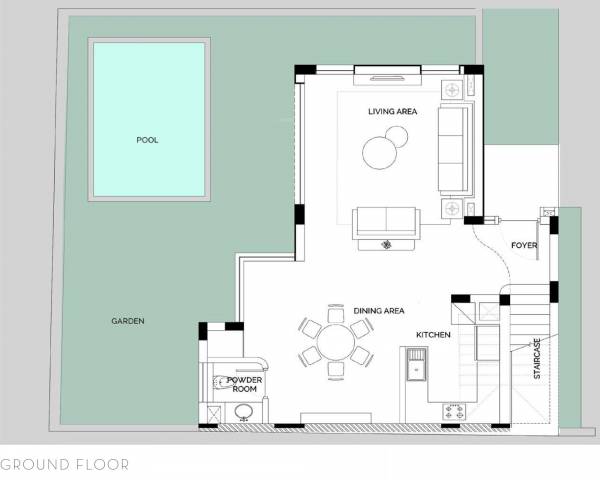  la-zacara Floor Plan Ground Floor Plan