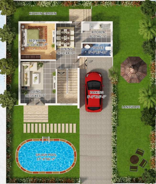  villa elite 2 Floor Plan Ground Floor Plan